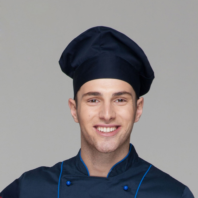 navy chef hat 